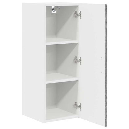Kitchen Wall Cabinet with Shelf Grey Sonoma 30 x 31 x 80 cm