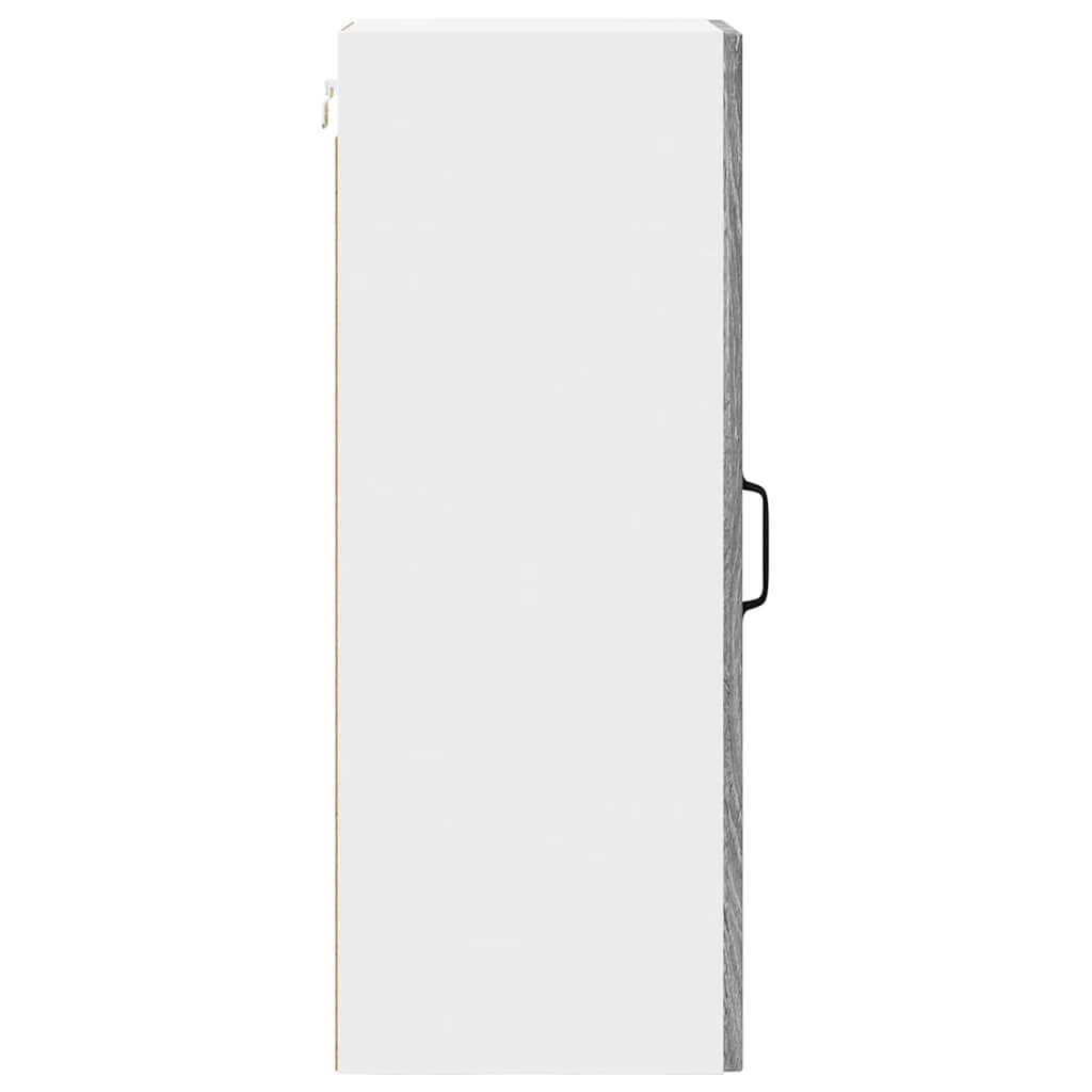 Kitchen Wall Cabinet with Shelf Grey Sonoma 30 x 31 x 80 cm