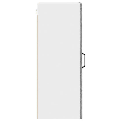 Kitchen Wall Cabinet with Shelf Grey Sonoma 30 x 31 x 80 cm