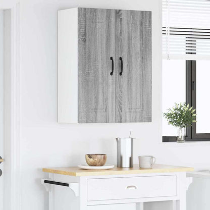 Kitchen Wall Cabinet 2 pcs Grey Sonoma 30 x 31 x 80 cm