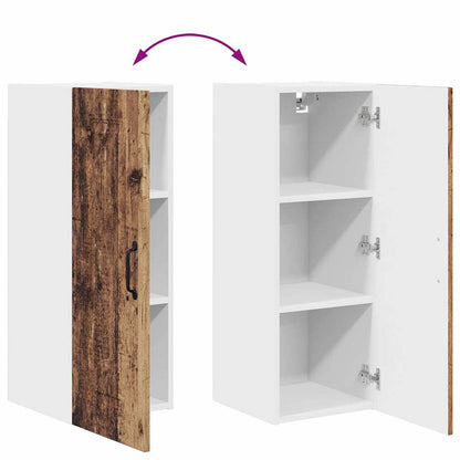 Kitchen Wall Cabinet Old Wood 30 x 31 x 80 cm Engineered Wood