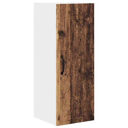 Kitchen Wall Cabinet with Shelf 2 pcs Old Wood 30 x 31 x 80 cm