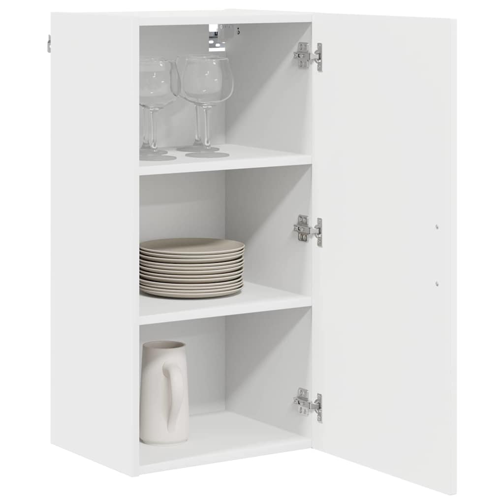 Kitchen Wall Cabinet White 40 x 31 x 80 cm Engineered Wood