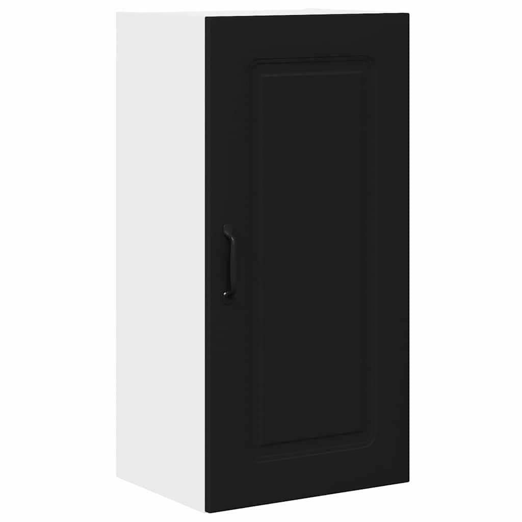 Kitchen Wall Cabinet Black 40 x 31 x 80 cm Engineered Wood