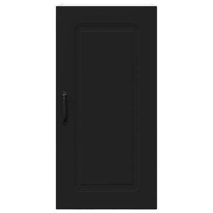 Kitchen Wall Cabinet Black 40 x 31 x 80 cm Engineered Wood