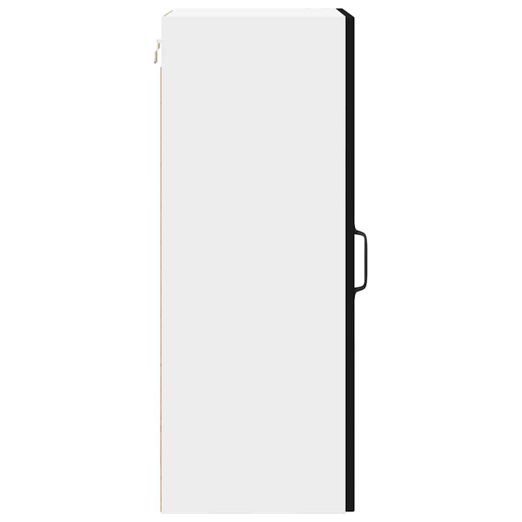 Kitchen Wall Cabinet Black 40 x 31 x 80 cm Engineered Wood