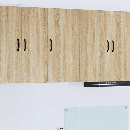Kitchen Wall Cabinet Sonoma Oak 40 x 31 x 80 cm Engineered Wood
