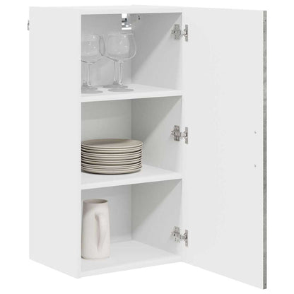 Kitchen Wall Cabinet with Shelf Concrete Grey 40 x 31 x 80 cm