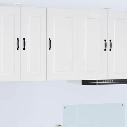 Kitchen Wall Cabinet with Door High Gloss White 40 x 31 x 80 cm