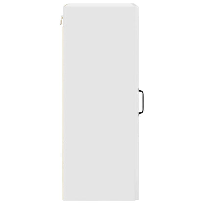 Kitchen Wall Cabinet with Door High Gloss White 40 x 31 x 80 cm