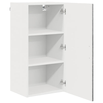 Kitchen Wall Cabinet with Shelf Grey Sonoma 40 x 31 x 80 cm