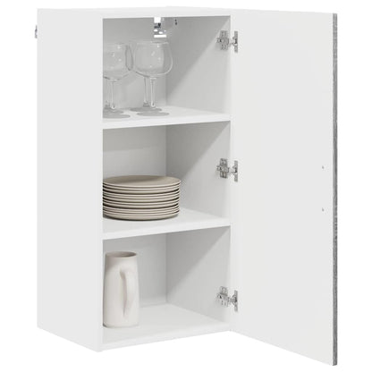 Kitchen Wall Cabinet with Shelf Grey Sonoma 40 x 31 x 80 cm