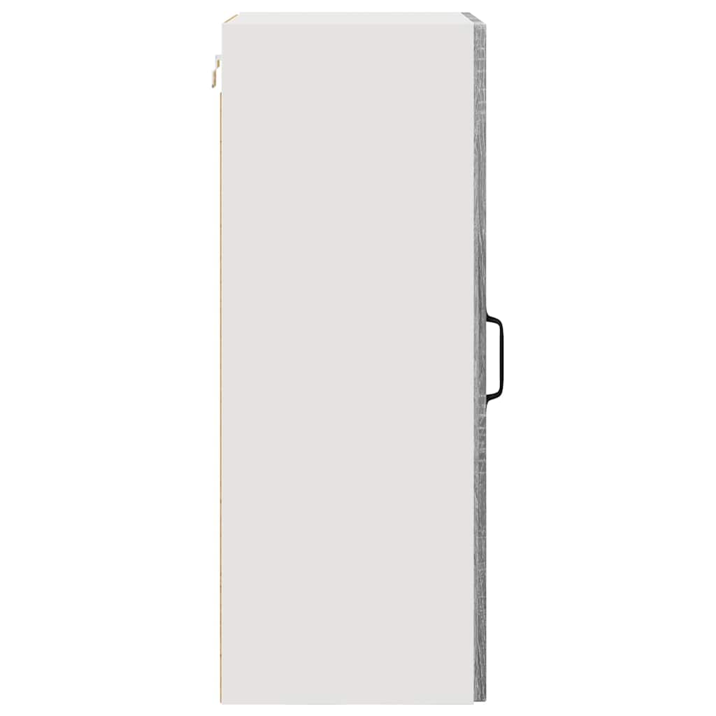 Kitchen Wall Cabinet with Shelf Grey Sonoma 40 x 31 x 80 cm