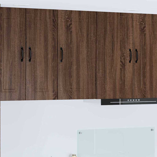Kitchen Wall Cabinet Brown Oak 40 x 31 x 80 cm Engineered Wood