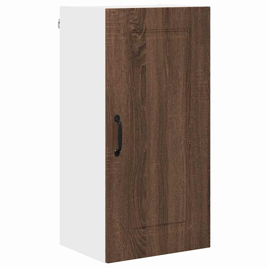 Kitchen Wall Cabinet Brown Oak 40 x 31 x 80 cm Engineered Wood