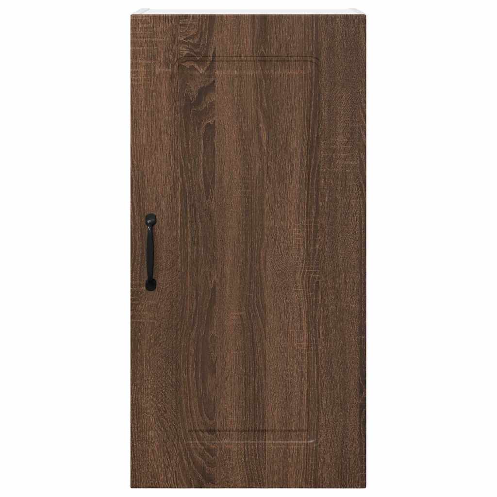 Kitchen Wall Cabinet Brown Oak 40 x 31 x 80 cm Engineered Wood