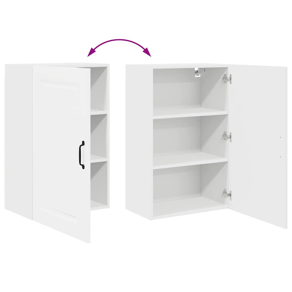 Kitchen Wall Cabinet White 50 x 31 x 80 cm Engineered Wood