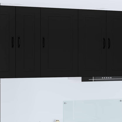 Kitchen Wall Cabinet Black 50 x 31 x 80 cm Engineered Wood