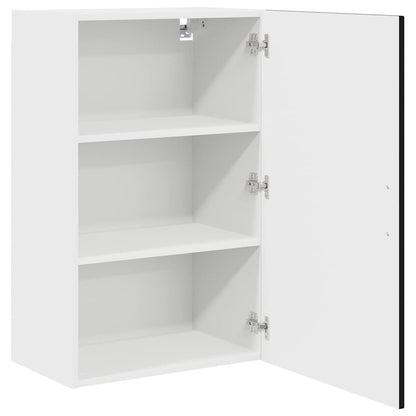 Kitchen Wall Cabinet Black 50 x 31 x 80 cm Engineered Wood