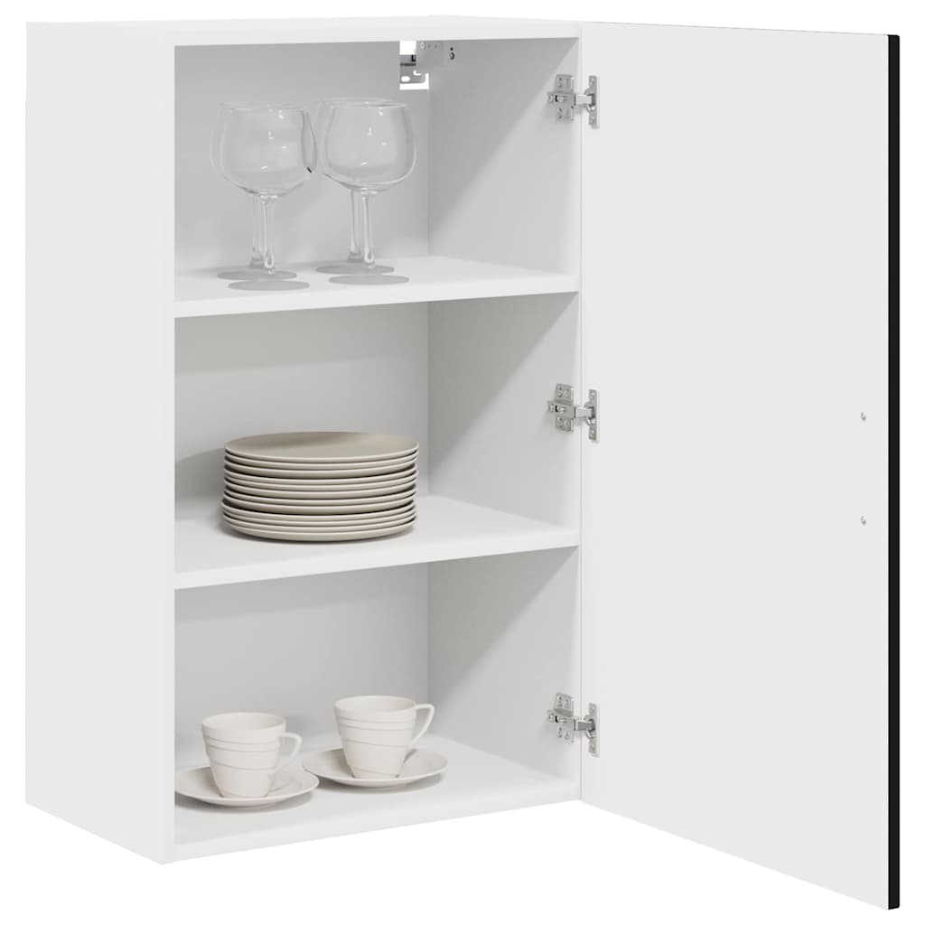 Kitchen Wall Cabinet Black 50 x 31 x 80 cm Engineered Wood