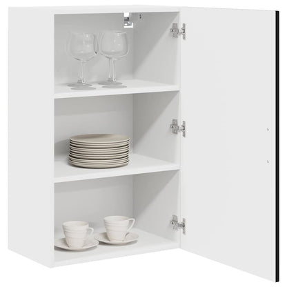 Kitchen Wall Cabinet Black 50 x 31 x 80 cm Engineered Wood