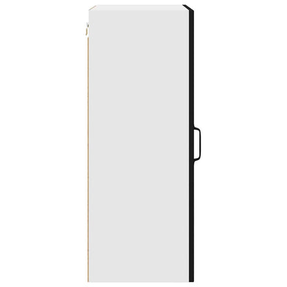 Kitchen Wall Cabinet Black 50 x 31 x 80 cm Engineered Wood