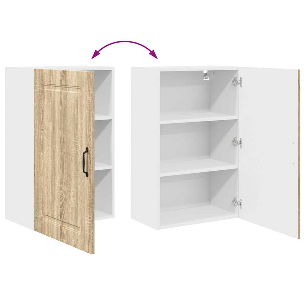 Kitchen Wall Cabinet Sonoma Oak 50 x 31 x 80 cm Engineered Wood