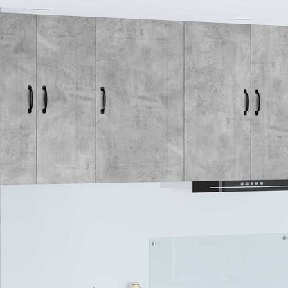 Kitchen Wall Cabinet with Shelf Concrete Grey 50 x 31 x 80 cm