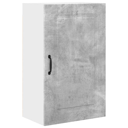 Kitchen Wall Cabinet with Shelf Concrete Grey 50 x 31 x 80 cm
