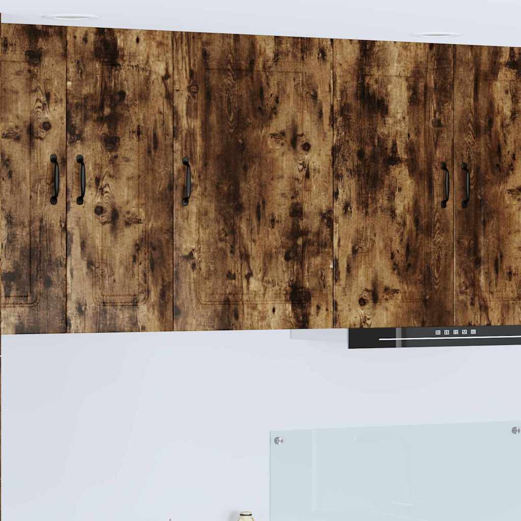 Kitchen Wall Cabinet Smoked Oak 50 x 31 x 80 cm Engineered Wood