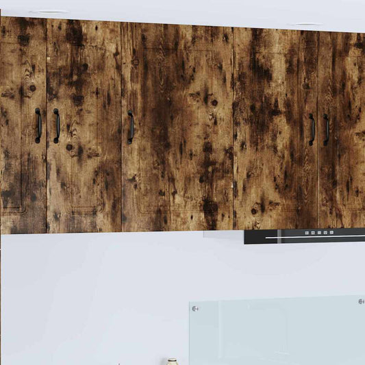 Kitchen Wall Cabinet Smoked Oak 50 x 31 x 80 cm Engineered Wood