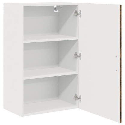Kitchen Wall Cabinet Smoked Oak 50 x 31 x 80 cm Engineered Wood