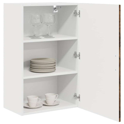 Kitchen Wall Cabinet Smoked Oak 50 x 31 x 80 cm Engineered Wood