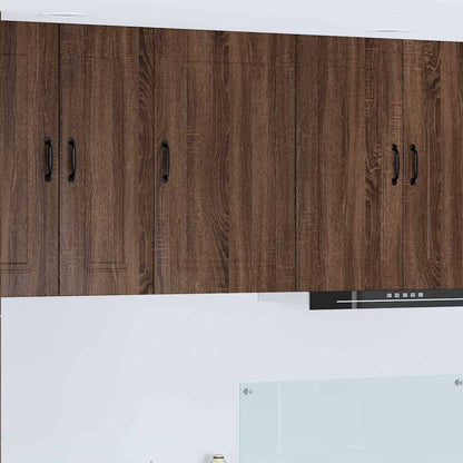 Kitchen Wall Cabinet Brown Oak 50 x 31 x 80 cm Engineered Wood
