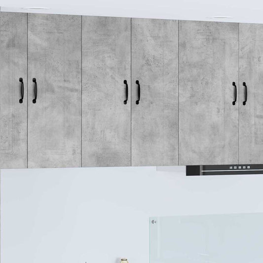 Kitchen Wall Cabinet with Shelf Concrete Grey 60 x 31 x 80 cm