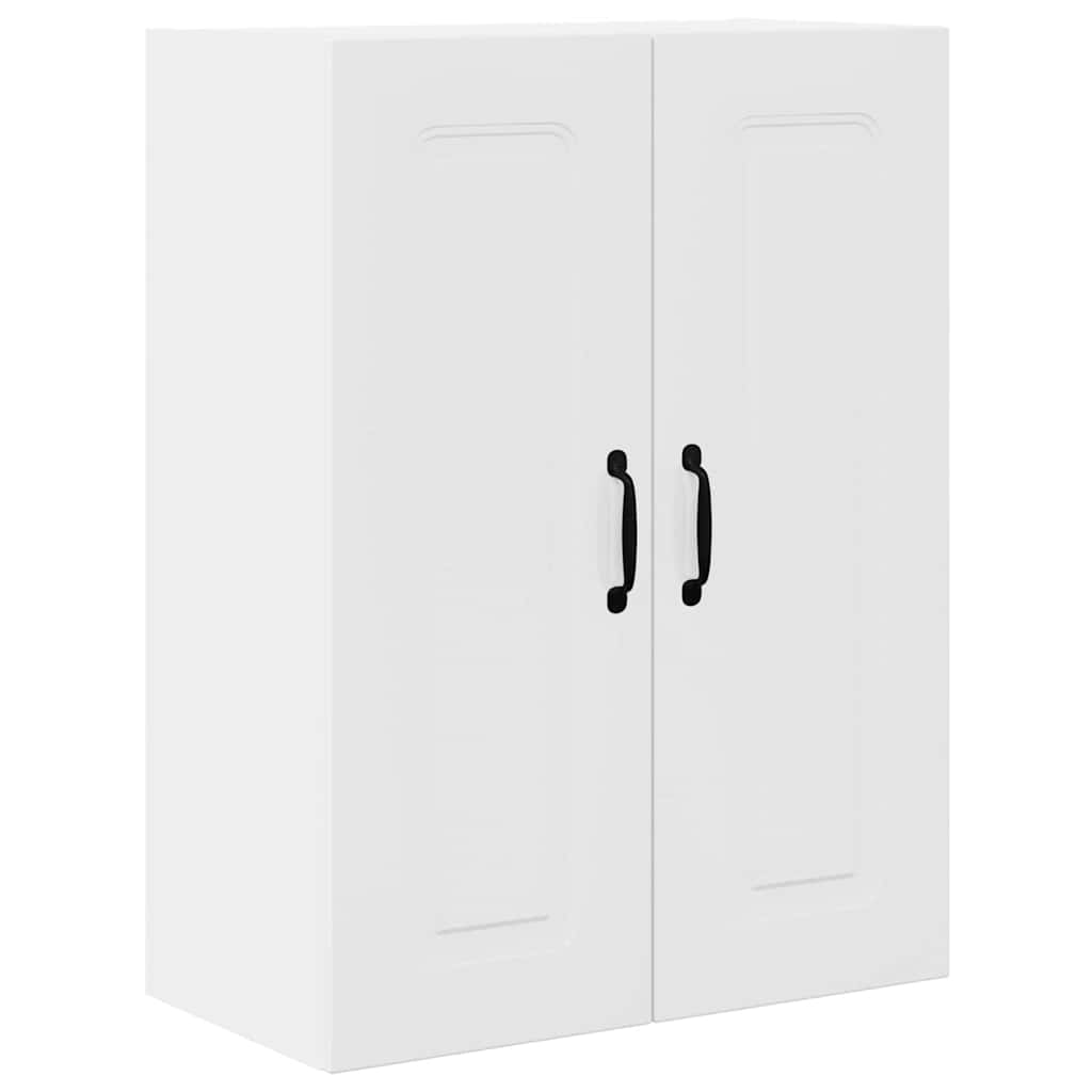 Kitchen Wall Cabinet with Door High Gloss White 60 x 31 x 80 cm