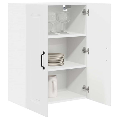 Kitchen Wall Cabinet with Door High Gloss White 60 x 31 x 80 cm