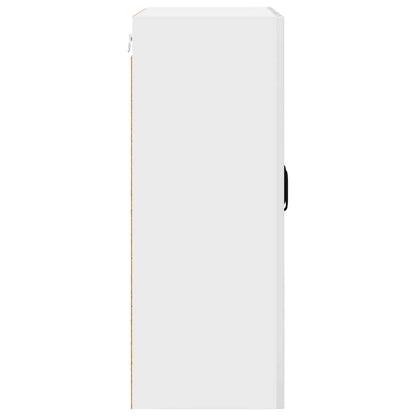 Kitchen Wall Cabinet with Door High Gloss White 60 x 31 x 80 cm