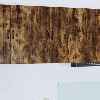 Kitchen Wall Cabinet Smoked Oak 60 x 31 x 80 cm Engineered Wood
