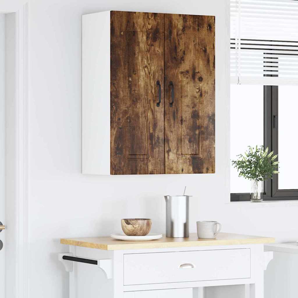 Kitchen Wall Cabinet Smoked Oak 60 x 31 x 80 cm Engineered Wood