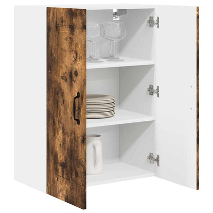 Kitchen Wall Cabinet Smoked Oak 60 x 31 x 80 cm Engineered Wood