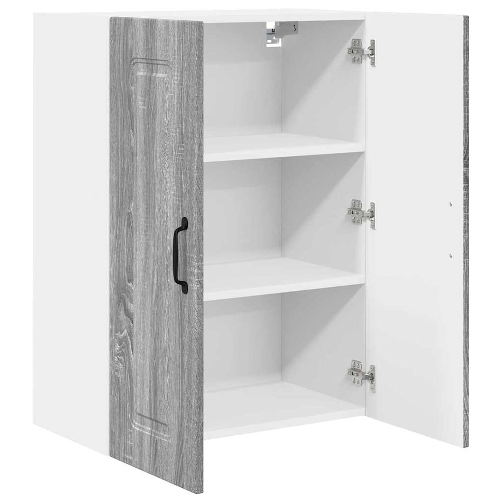 Kitchen Wall Cabinet with Shelf Grey Sonoma 60 x 31 x 80 cm