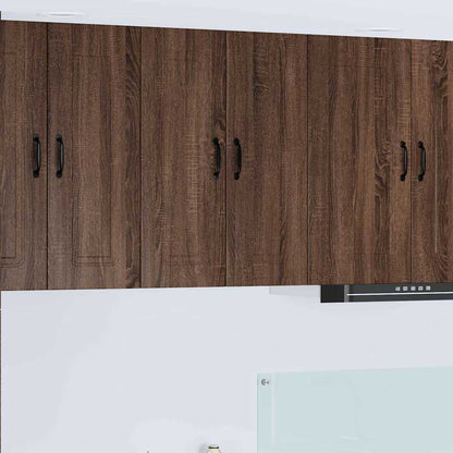 Kitchen Wall Cabinet Brown Oak 60 x 31 x 80 cm Engineered Wood