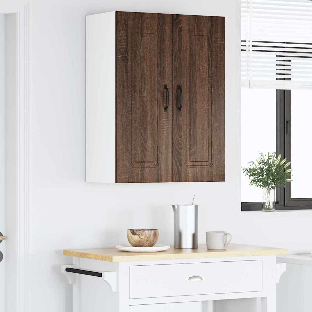 Kitchen Wall Cabinet Brown Oak 60 x 31 x 80 cm Engineered Wood