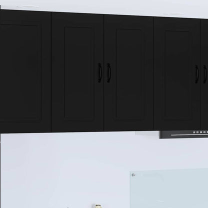 Kitchen Wall Cabinet Black 80 x 31 x 80 cm Engineered Wood