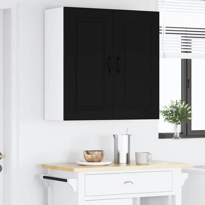 Kitchen Wall Cabinet Black 80 x 31 x 80 cm Engineered Wood