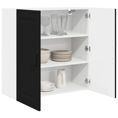 Kitchen Wall Cabinet Black 80 x 31 x 80 cm Engineered Wood