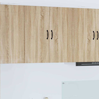 Kitchen Wall Cabinet Sonoma Oak 80 x 31 x 80 cm Engineered Wood