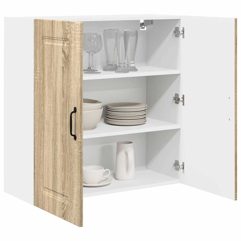 Kitchen Wall Cabinet Sonoma Oak 80 x 31 x 80 cm Engineered Wood