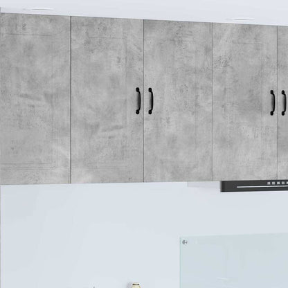 Kitchen Wall Cabinet with Shelf Concrete Grey 80 x 31 x 80 cm